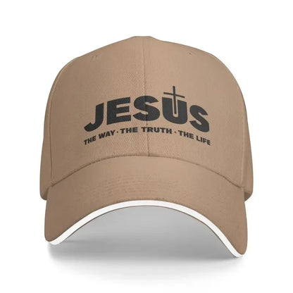 Jesus Christ The Way The Truth The Life Baseball Cap