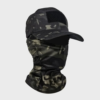 Camo Baseball Caps Camouflage Balaclava Hat Outdoor Fishing Hiking Hunting
