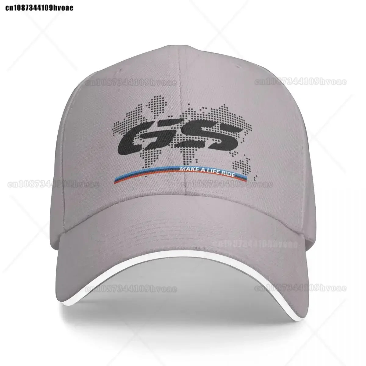 Motorcycle GS World Map Racing Baseball Cap