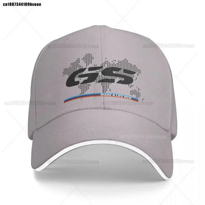 Motorcycle GS World Map Racing Baseball Cap