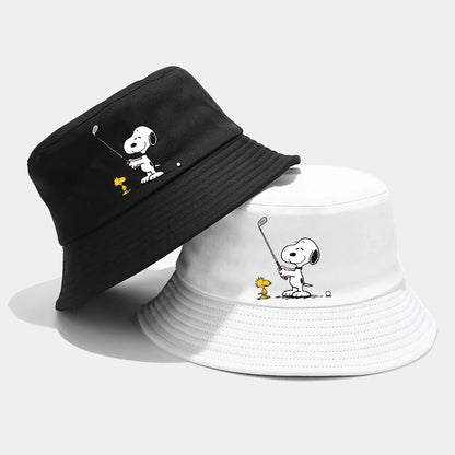 Snoopy Printed Bucket Hat Breathable Sun Hat