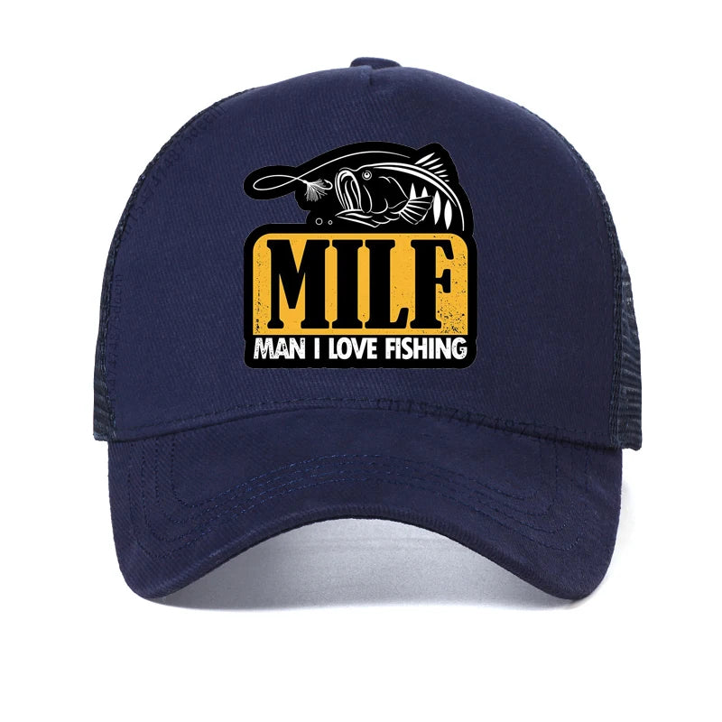 MILF Man I Love Fishing Baseball Cap