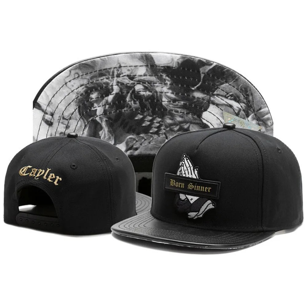 Classic Snapback Hat Cap Hip Hop Style Flat Bill Blank
