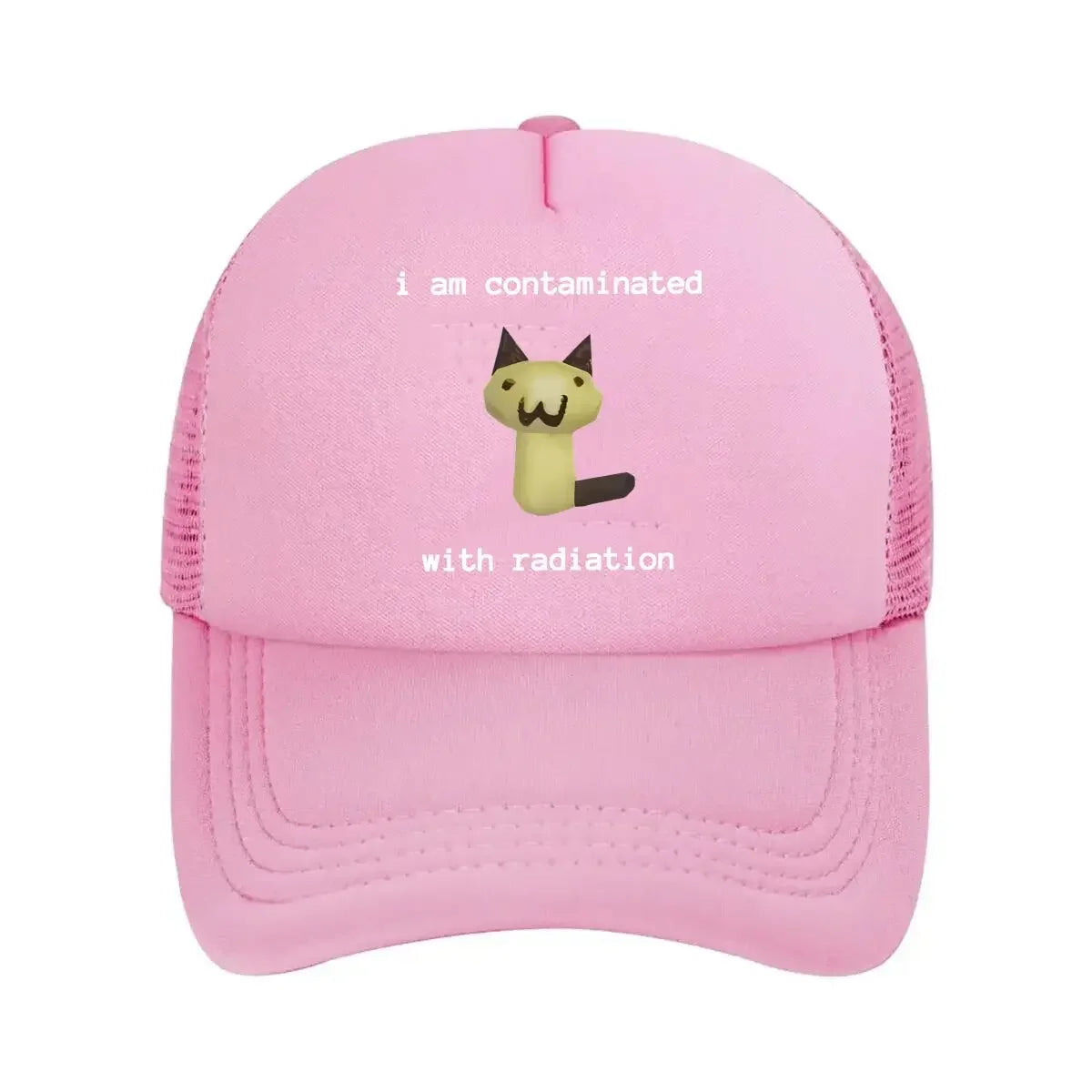 New “Radiation Cat Fun, Meme Design” Mesh Baseball Cap