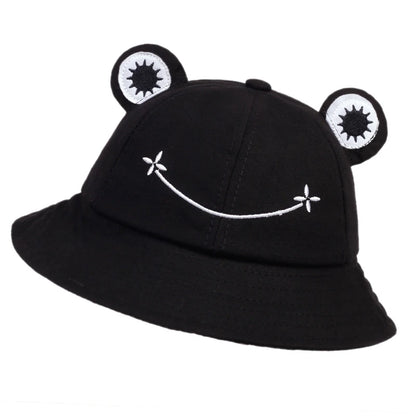 Unisex Cute Frog Style Personality Bucket Hats Fishermen Caps