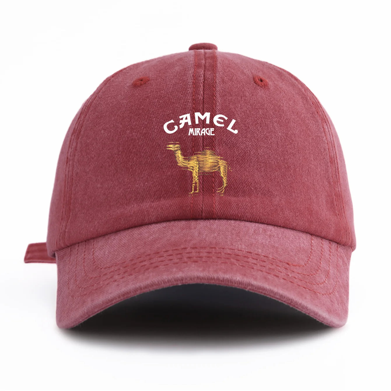 CAMEL Print Washed Baseball Cap