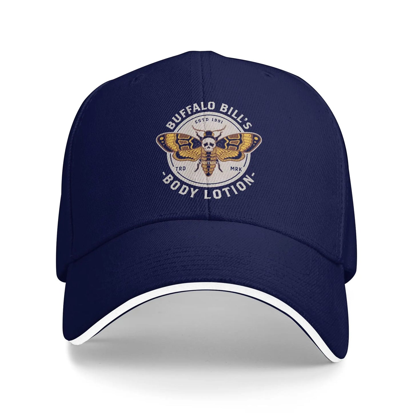 Buffalo Bill Body Lotion Deaths Head Moth Sun Baseball Cap