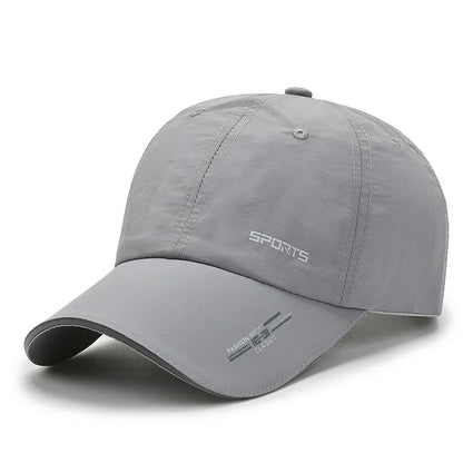 Quick Drying Solid Baseball Cap For Women & Men