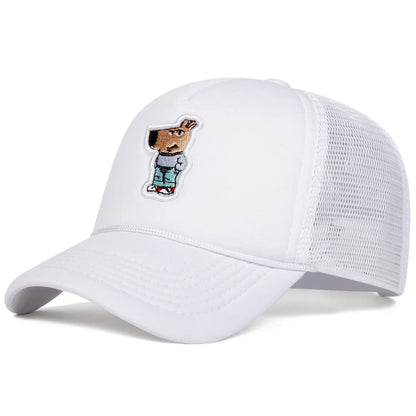 Unisex Cute Kangaroo Embroidery Baseball Net Caps Spring And Summer
