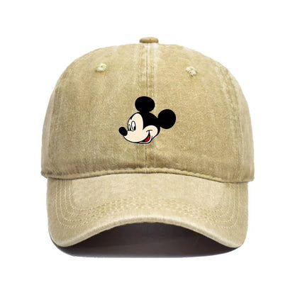 Mickey Mouse Print Kawaii Baseball Cap