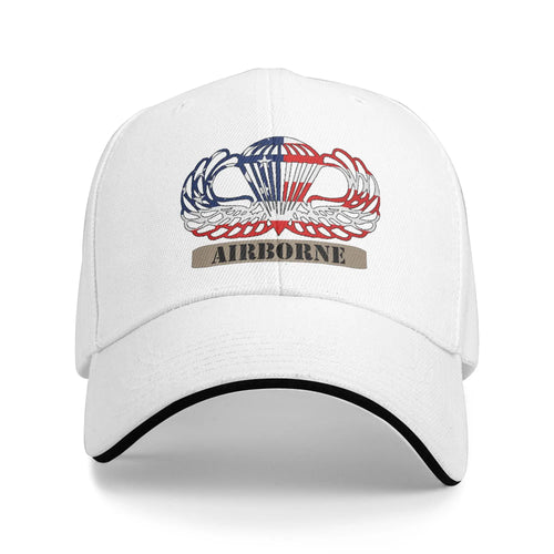 Airborne Paratrooper Jump Wings Baseball Cap