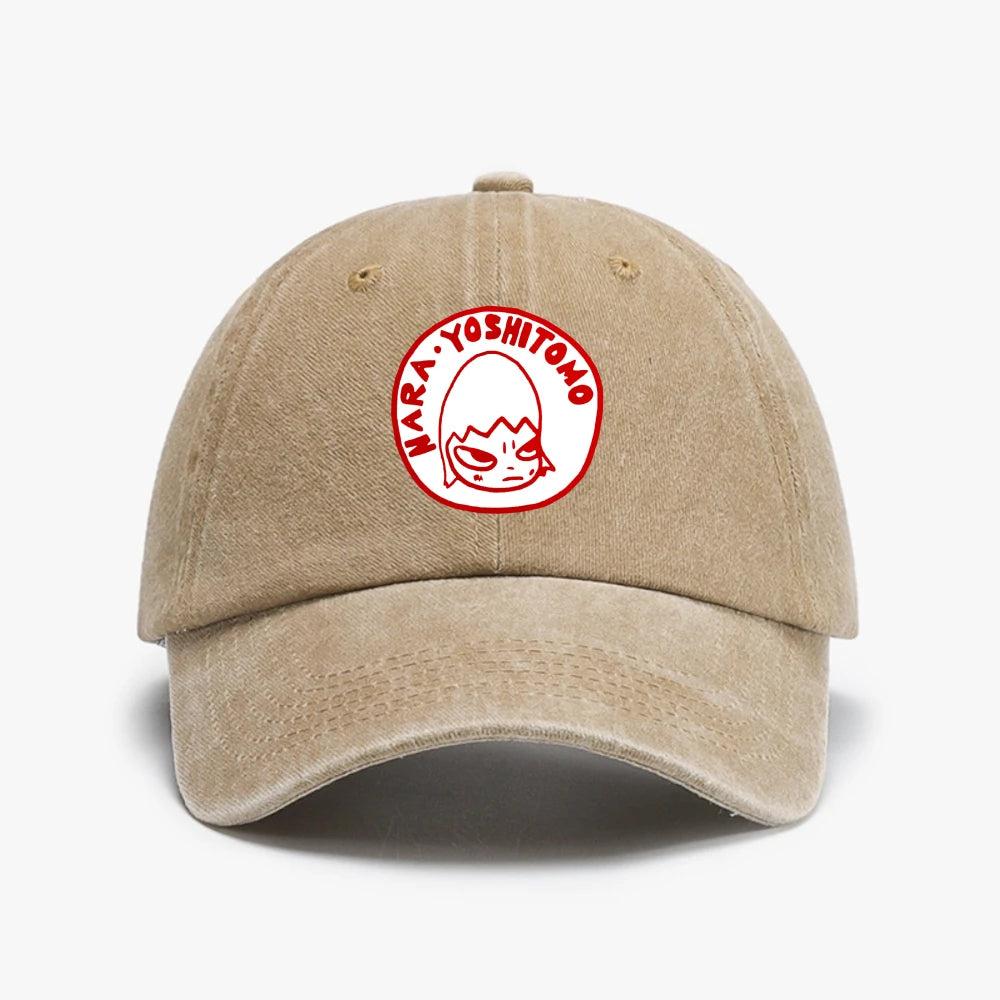 Nara Yoshitomo Print Baseball Cap