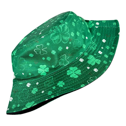 Lucky Four-Leaf Clover Couple's Bucket Hat