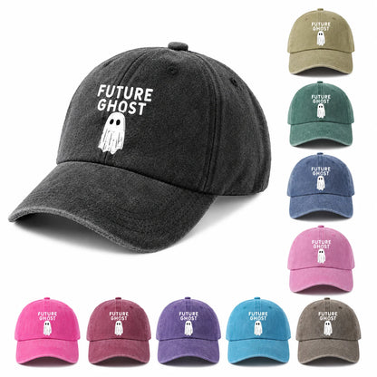 Future Ghost Halloween Graphic Baseball Cap