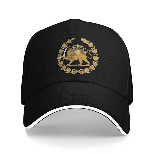Lion and Sun Emblem of Persia Iran Casual Baseball Cap