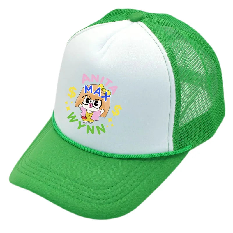 New Model WYNN Sponge Mesh Hat Drake Anita Max Vnn Printed Baseball Caps
