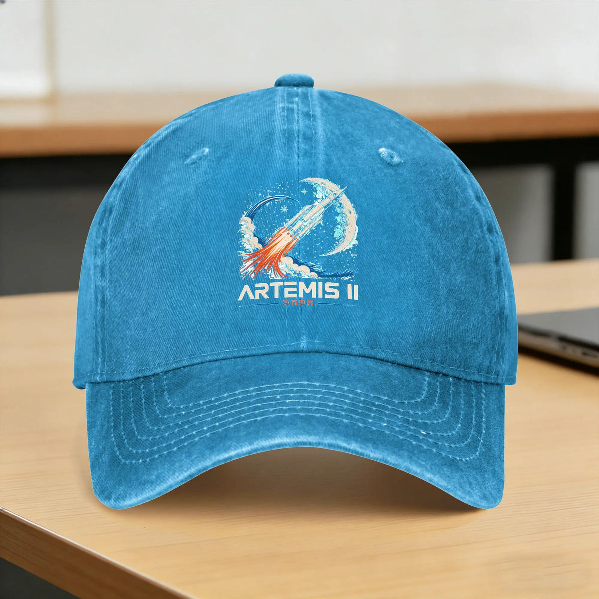 Artemis II Launch to The Moon 2026 Sun Baseball Cap