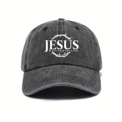 Baseball Caps For Men And Women, Jesus Wreath Design