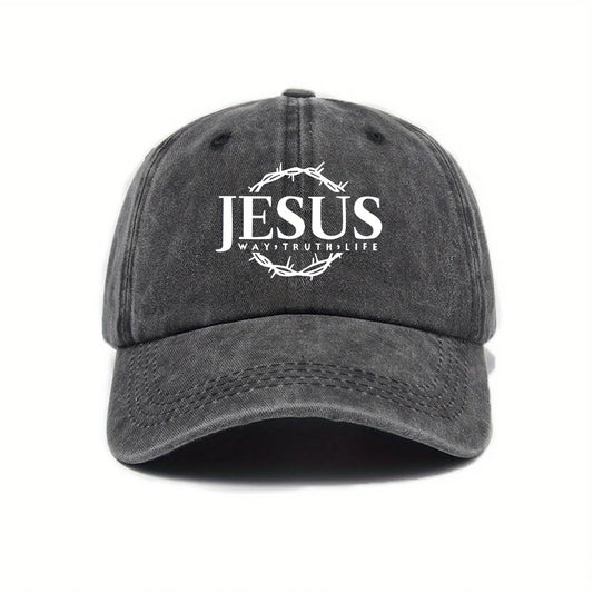 Baseball Caps For Men And Women, Jesus Wreath Design