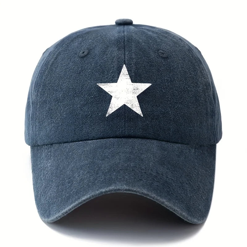 Printed Pentagram Baseball Cap
