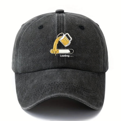 Adjustable Baseball Cap For Women With Fun Beer Print For Daily Leisure