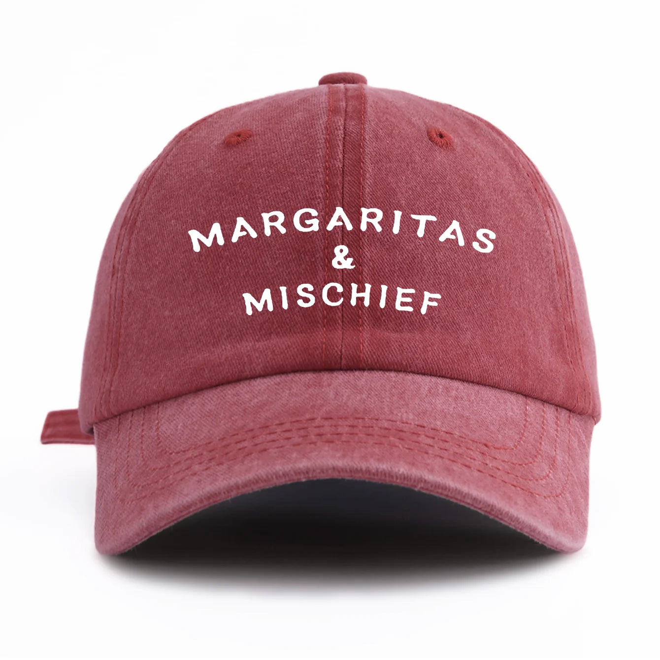 MM Print Washed Baseball Cap For Adults