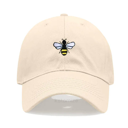 Honeybee Embroidered Baseball Cap For Women Men