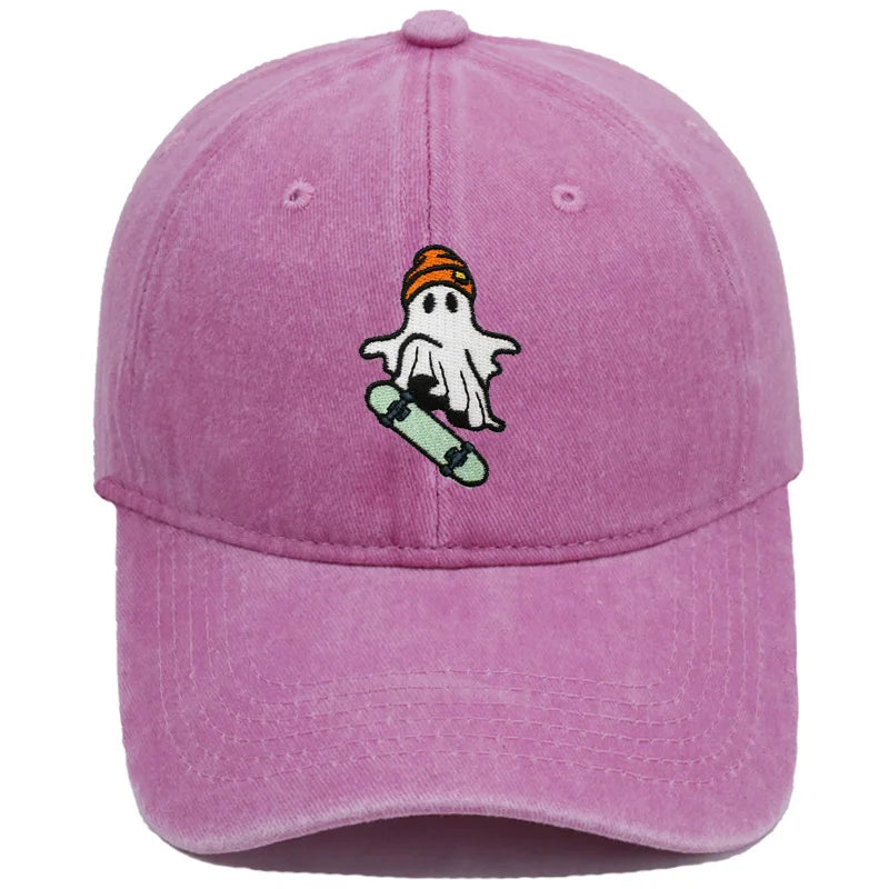 Baseball Cap Skateboard Ghost