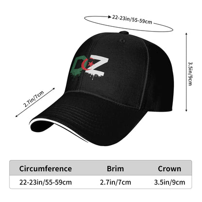DZ Algeria Algerian Flag Sun Baseball Cap