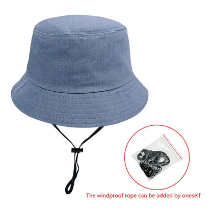Circumference Fisherman's Hat Female Face Show Small Face Cover Bucket Hat