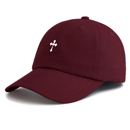 CROSS Print Baseball Cap For Adults
