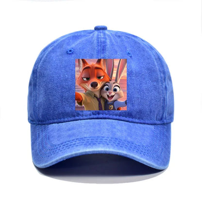 Zootopia Judy Nick Cute Versatile Protection Windproof Baseball Cap