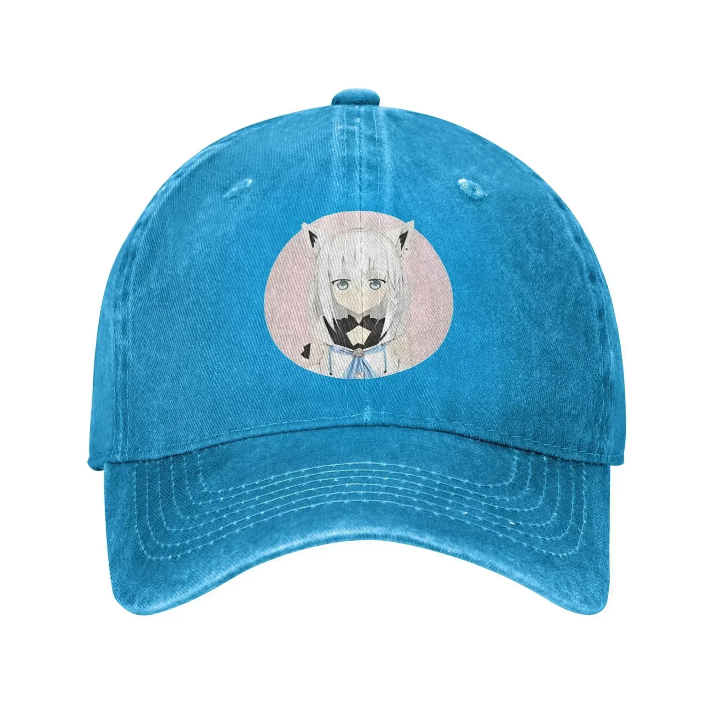 Shirakami Fubuki Hololive Circle Unisex Baseball Cap