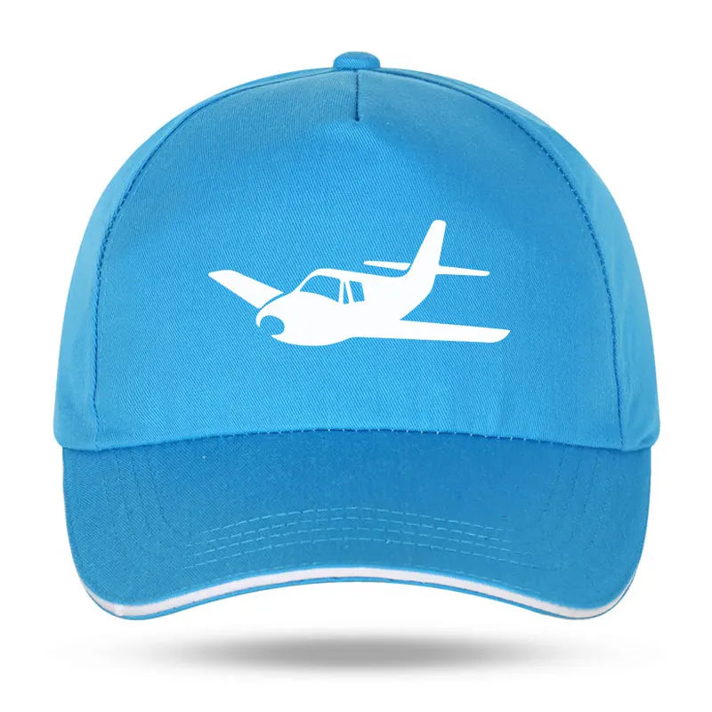 New Men Women Fashion Airplane Pilot Wings Funny Print Baseball Caps