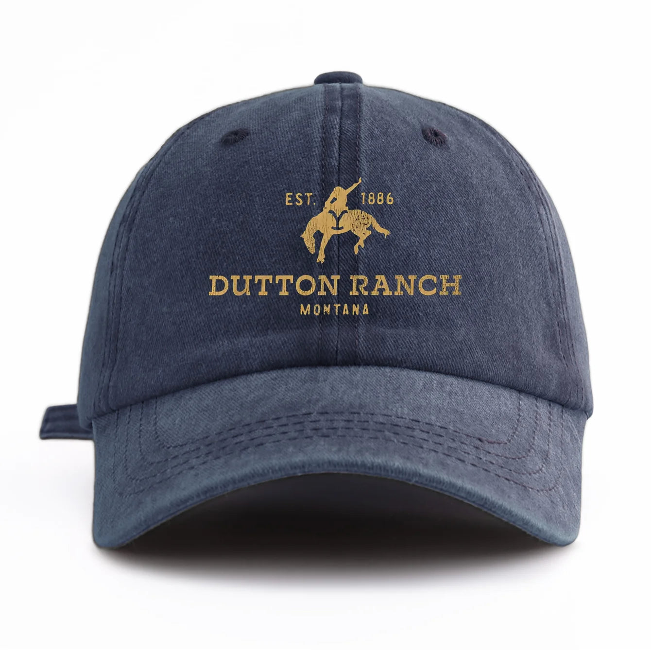 Dutton Ranch Print Washed Baseball Cap For Adults