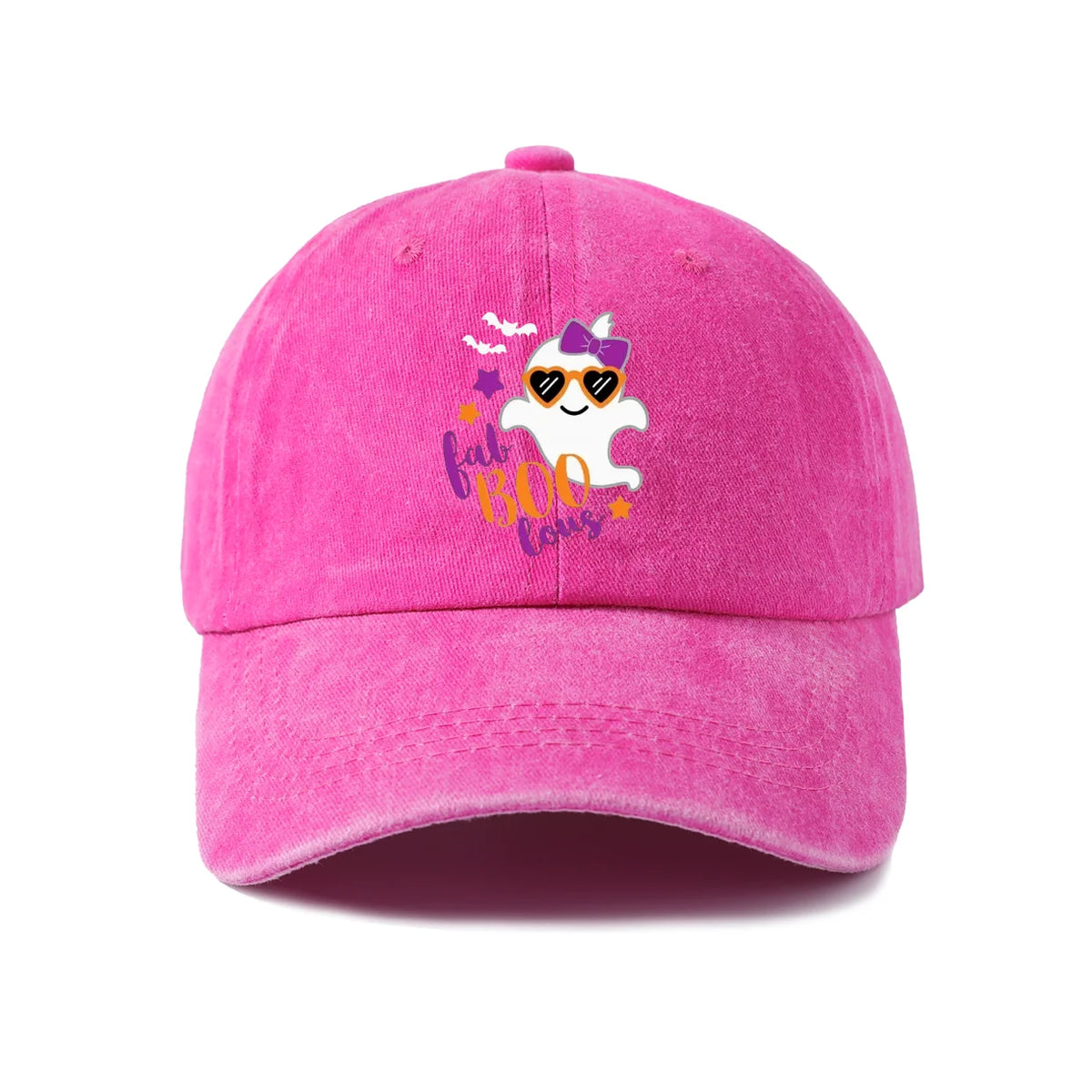 Cowboy Ghost Boo Graphic Baseball Cap