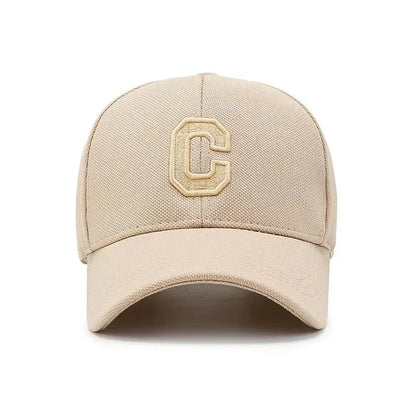 Simple Letter C Embroidered Baseball Caps