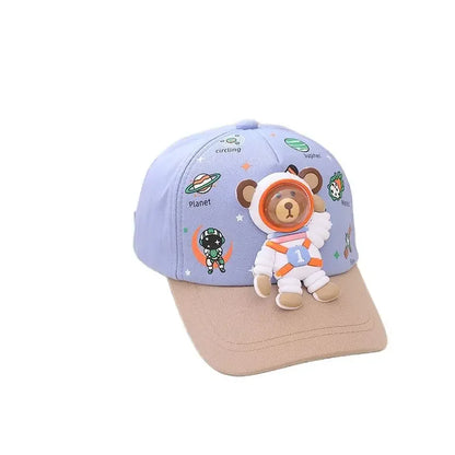 Four Seasons Cotton Cartoon Astronauts Casquette Baseball Cap