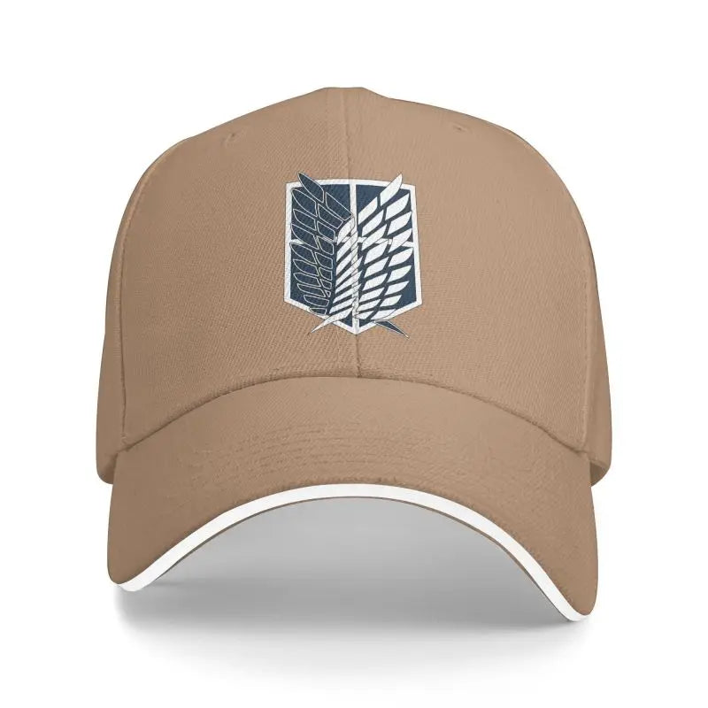 Attack on Titan Print Sandwich Baseball Caps