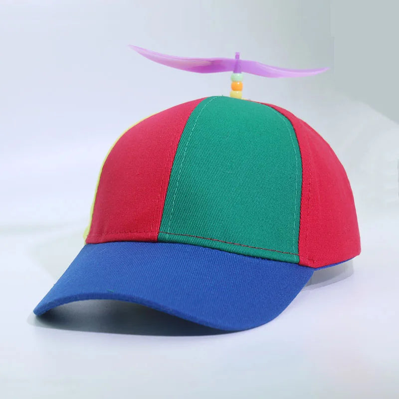 Helicopter Propeller Adventure Rainbow Bamboo Dragonfly Baseball Hat