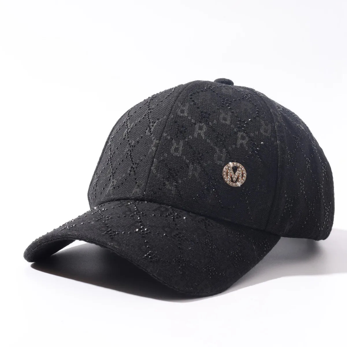 Handmade Rhinestone Ponytail Baseball Cap
