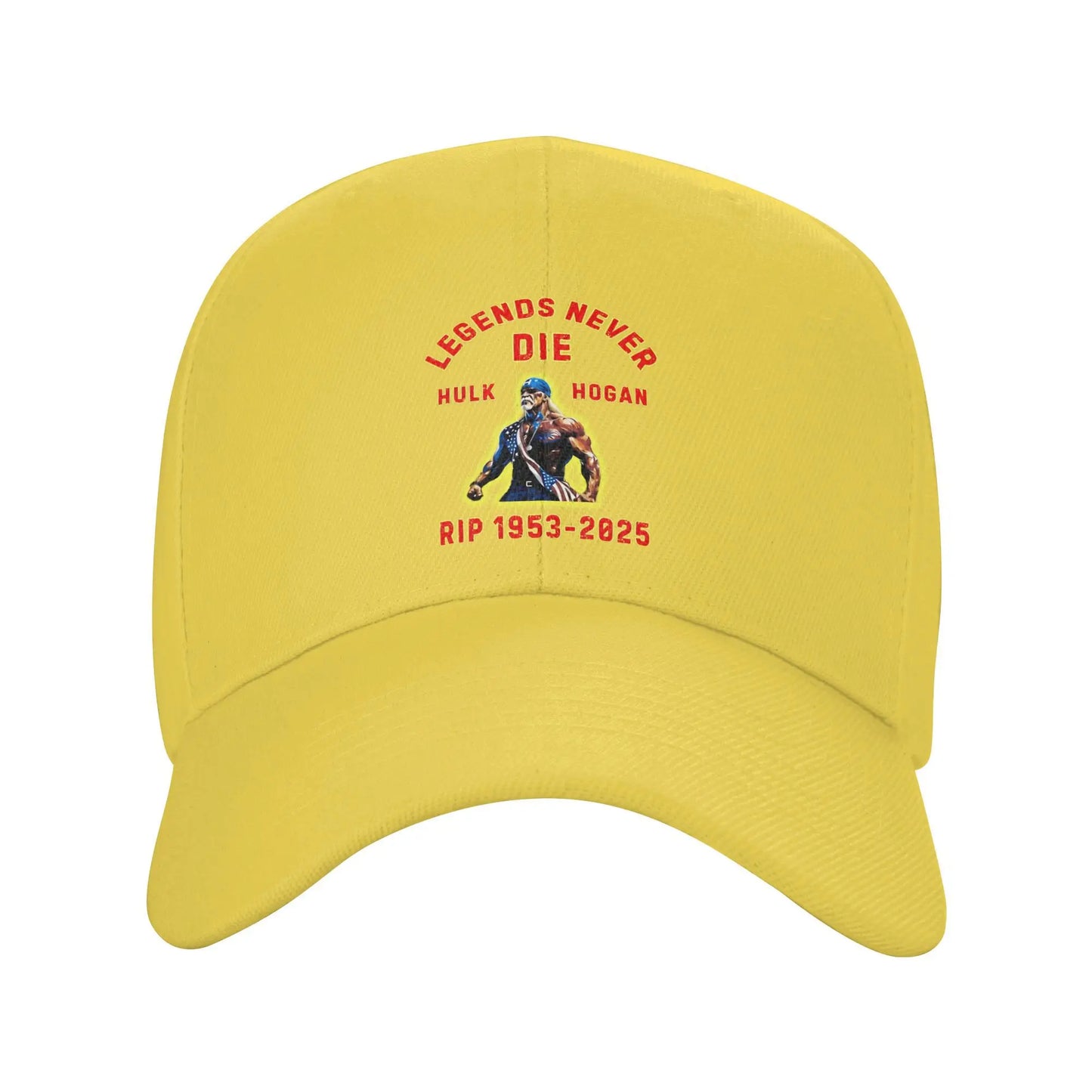 Hulkamania Hulk Hogan Wrestling Hat Adult Sport Baseball Caps
