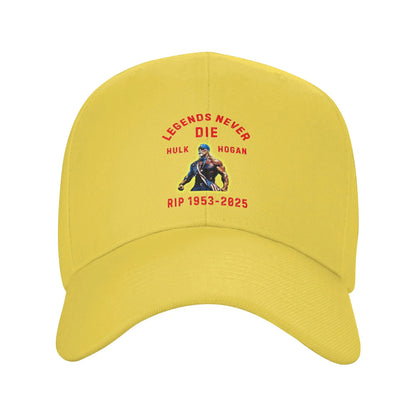 Hulkamania Hulk Hogan Wrestling Hat Adult Sport Baseball Caps