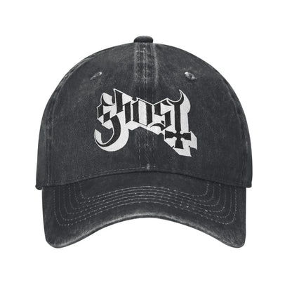 Ghost B.C. Band Denim Fabric Cap Casual Baseball Caps