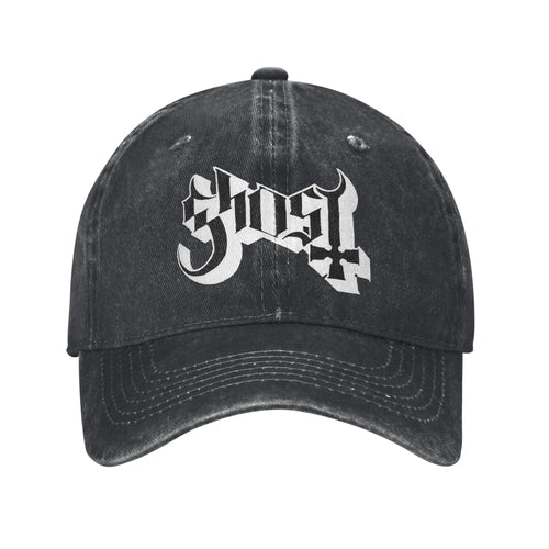 Ghost B.C. Band Denim Fabric Cap Casual Baseball Caps