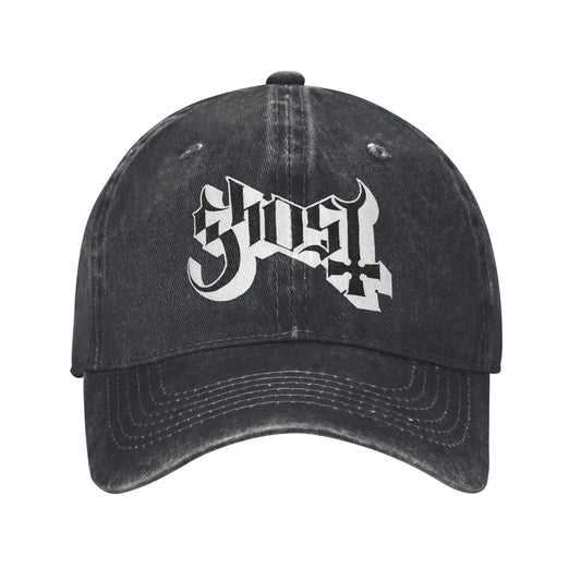 Ghost B.C. Band Denim Fabric Cap Casual Baseball Caps