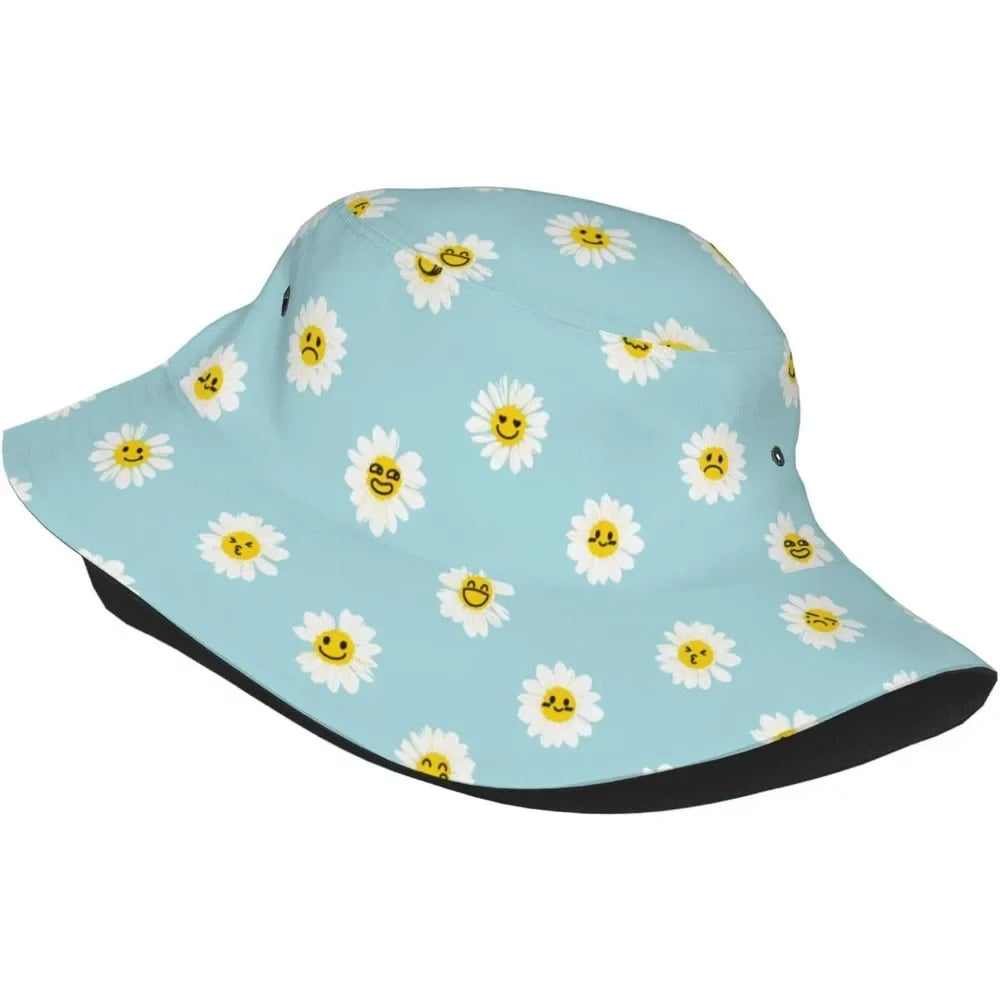 Unisex Printing Bucket Hat Outdoor Gardening Beach Camping Hiking Fishing Caps