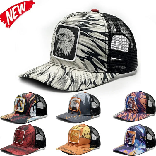 Luxury Brand Men Mesh Snapback Cap Outdoor Sport