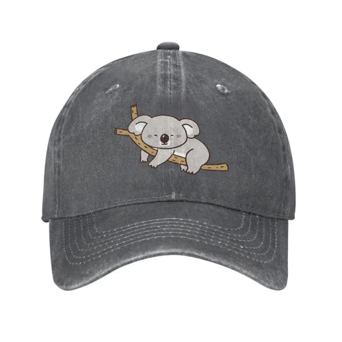 Cartoon Koala Vintage Baseball Ball Cap