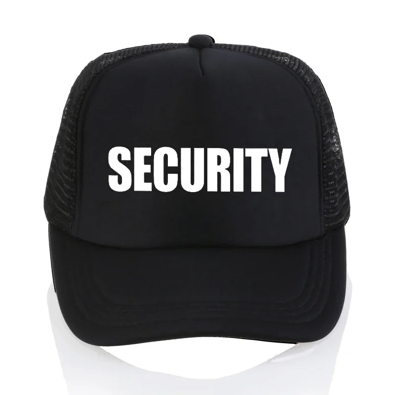 SECURITY Baseball Cap Cool Summer